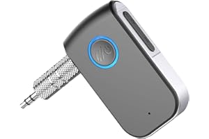 SENKIILA Bluetooth AUX Adapter for Car,3.5mm Wireless Receiver AUX Bluetooth Car Adapter,Hands-Free Call for Cars, Speakers, Stereo Systems and Headphones