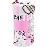 Northwest Hello Kitty Silk Throw Blanket 40"" x 50""- Cup Cakes, Single, Pink, 91907