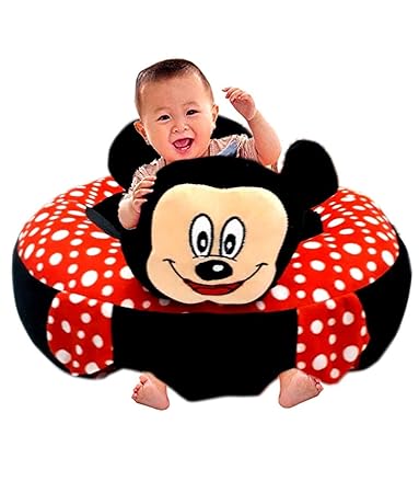 Besties Baby Soft Plush Cushion Cotton Baby Sofa Seat Infant Safety Car Chair Learn to Sit Stool
