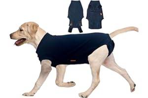 Uadonile Dog Recovery Suit, Extra Large Dogs Surgical Recovery Suit, Dog Surgery Recovery Suit for Male Neuter, Dog Spay Recovery Suit Female, Anti Licking Dog Recovery Onesie, Navy Blue, XL