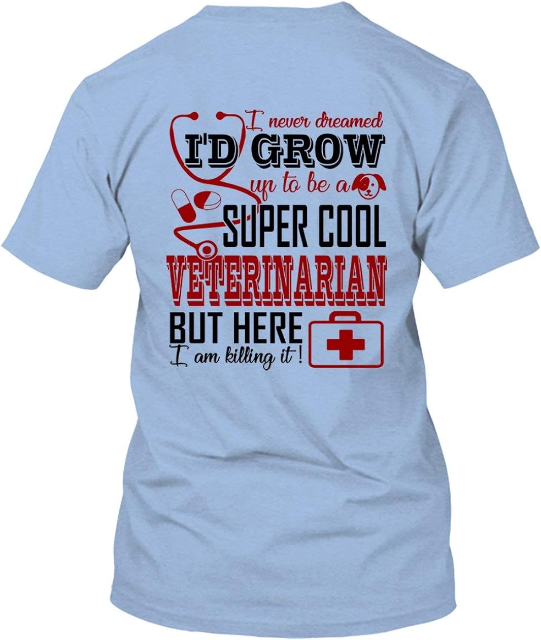 All White Veterinarian Short Sleeve Shirts, Unisex Tee Shirts Amazon