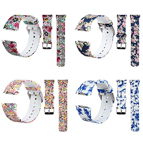 V-MORO Gear S2 Bands Soft Silicone Replacement Band for Samsung Gear S2 Smart Watch(4 in 1)