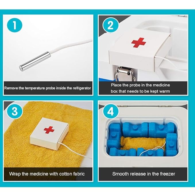 JJSFJH Refrigeración Caja de Doble Uso Almacenamiento Caja de ...