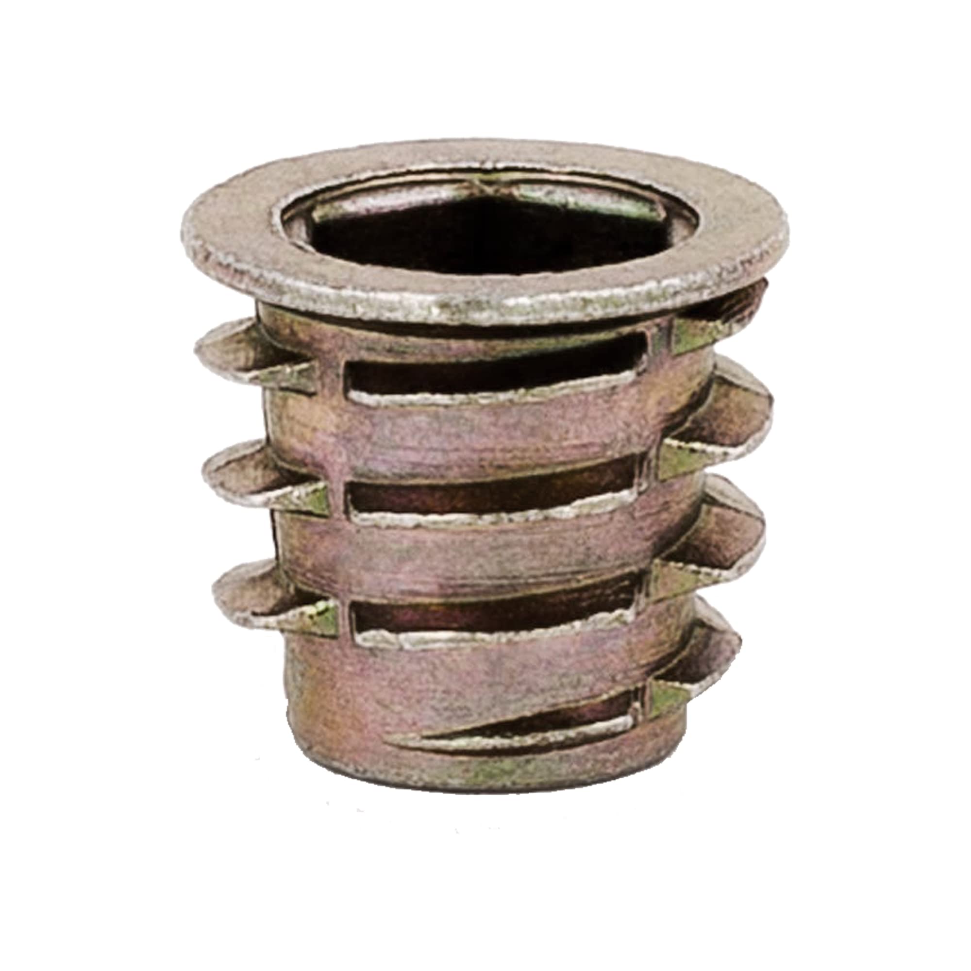 E-Z LOK - 908125-13 E-Z Lok Threaded Insert, Zinc, Hex-Flanged, M8-1.25 Internal Threads, 13mm Length (Pack of 25)