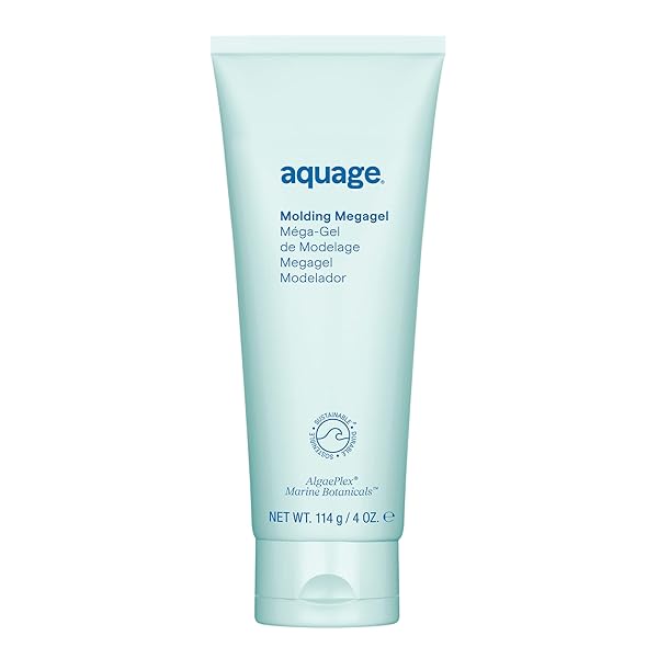 AQUAGE MOLDING MEGAGEL – PROFESSIONAL FIRM-HOLD STYLING GEL FOR WET LOOKS, SCULPTED BLOWOUTS & HIGH-GLOSS FINISH – LIGHTWEIGHT, NON-FLAKING, HUMIDITY-RESISTANT HAIR GEL FOR ALL HAIR TYPES – 4 OZ