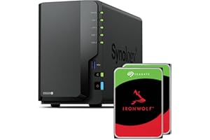 Synology DS225+ 2-Bay Diskstation NAS (Intel Celeron J4125 Quad-Core, 2 GB Non-ECC DDR4 SODIMM 1 x 2,5 GbE und 1 x 1 GbE RJ-4