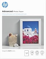 HP Q8696A Advanced Photo Paper 13 x 18 cm Borderless 250 gsm 25 Sheets White