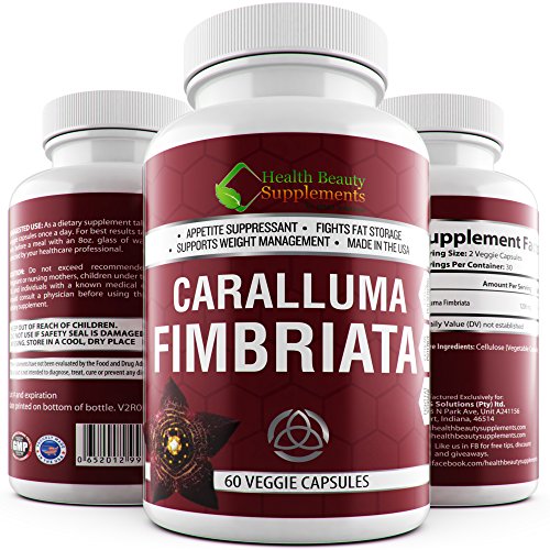 * HYPER POTENCY CARALLUMA FIMBRIATA PLUS * Appetite Suppressant Supplement With Fat Burner 1200mg Formula – Best 100% Natural Organic Root Weight Loss Diet Slim Pills