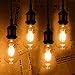 INNOCCY Solid Lamp Socket E26/ E27 Vintage Industrial Edison Pendant Ceramics Light Socket Antique Brass Color, Pack Of 4