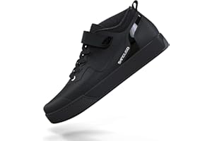 SANDUGO Mens MTB Mountain Bike SPD Cycling Shoes,Suitable Mountain Biking DH Enduro, Compatible All 2 Bolts Pedals,Black