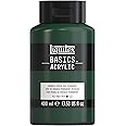 Liquitex BASICS Acrylic Paint, 400ml (13.5-oz) Bottle, Hooker’s Green Hue Permanent