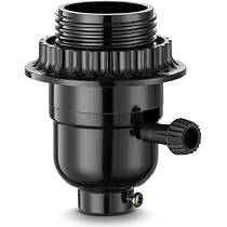 Medium Base, Short Keyless, Phenolic Socket, with Threaded Shell and Ring (47687 Medium Base, Short Keyless, Phenolic Socket, with Threaded Shell and Ring (47687
