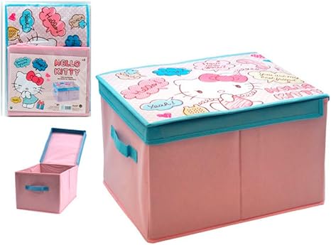 Caja guardatodo 40x30x25 dec Hello Kitty: Amazon.es: Bebé