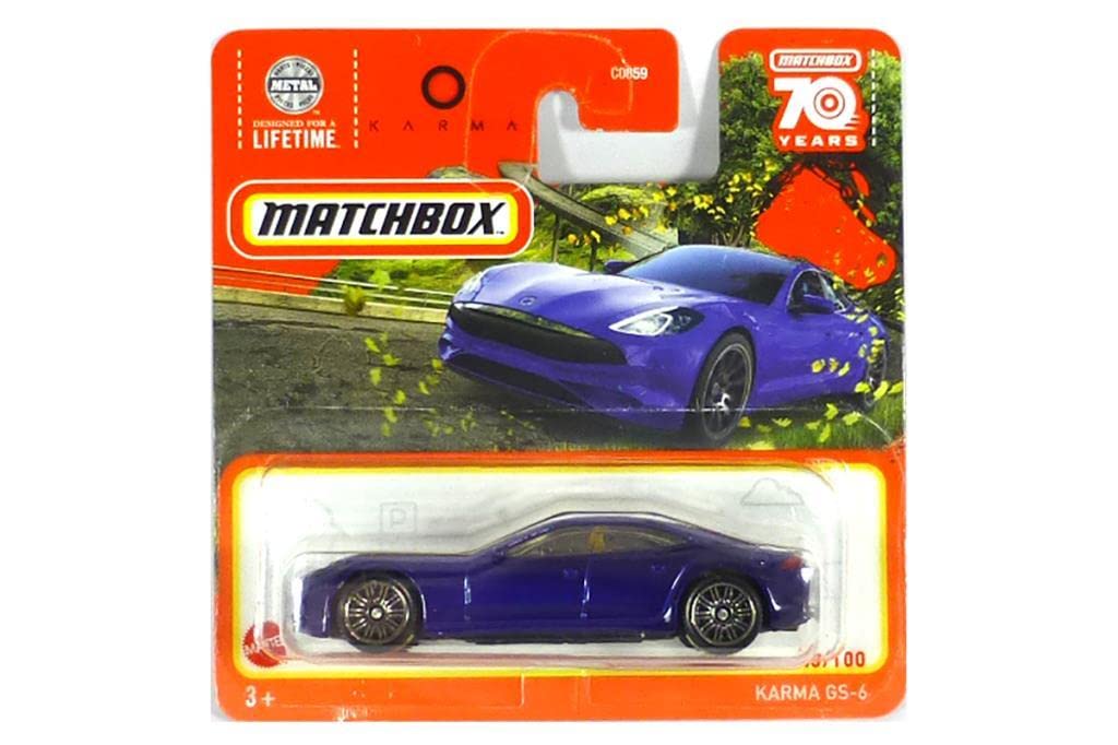 Matchbox Karma GS-6 43/100 Series 2023 Metalflake Dark Blue