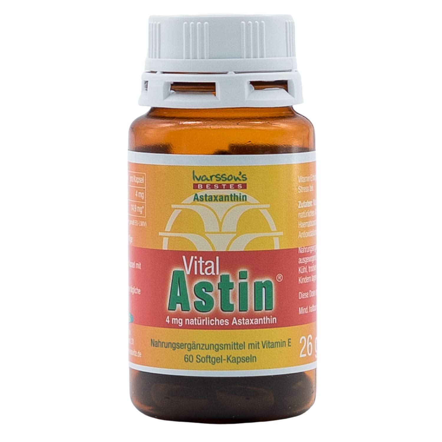 Mua Astaxanthin I 60 Capsules I Ivarssons VitalAstin I 4 mg Natural
