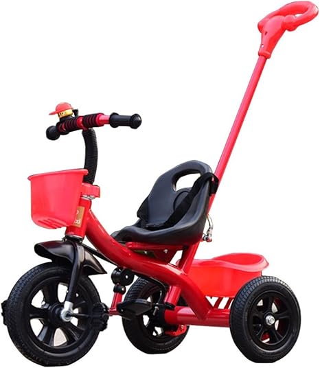 BZEI-BIKE Triciclo Carro de bebé Bicicleta Niño Juguete Coche Rueda Inflable/Espuma Bicicleta de Rueda Adecuado para 1-2-3-4 años (Niño/niña), Rojo niños Juguetes (Color : B Type): Amazon.es: Deportes y aire libre