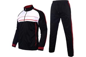 MEGUB Men's Tracksuits Set Casual Long Sleeve Running Jogging Suits 2 Piece Sweatsutis Sets