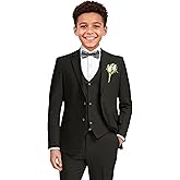 Boys' Suits Kids Formal Tuxedo Set for Toddler Boys 5 Piece Wedding Ring Bearer Outfit Easter Prom Suit Dress Clothes