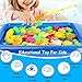 LITOON Fishing Toys Set Bath Toys Magnetic Fishing Toys, Fishing Games For Child Learning Education Toys For Kids Boys Girls Toddlers 39 PCS