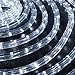 LE 150ft 110-120V AC LED Rope Lights Kit, 6000K Daylight White, Waterproof, Accessories Included, 360° Beam, Crystal Clear PVC Tubing Rope, Outdoor Rope Lighting for Christmas/Thanksgiving