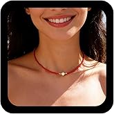 Ximdble Vintage Seed Bead Choker Necklace Pearl Pendant Necklace Black Rice Bead Necklace Short Seed Bead Chain Necklace Boho Pearl Neckclace for Women