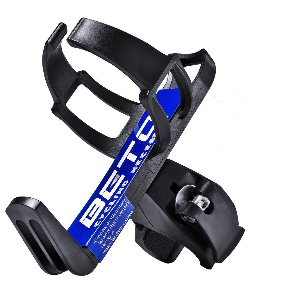 Amazon FocusSports サイクルボトルケージ 自転車用ボトルホルダー ドリンクホルダー クランプ式 調整可能360度回転 カップホルダー ブラック FocusSports