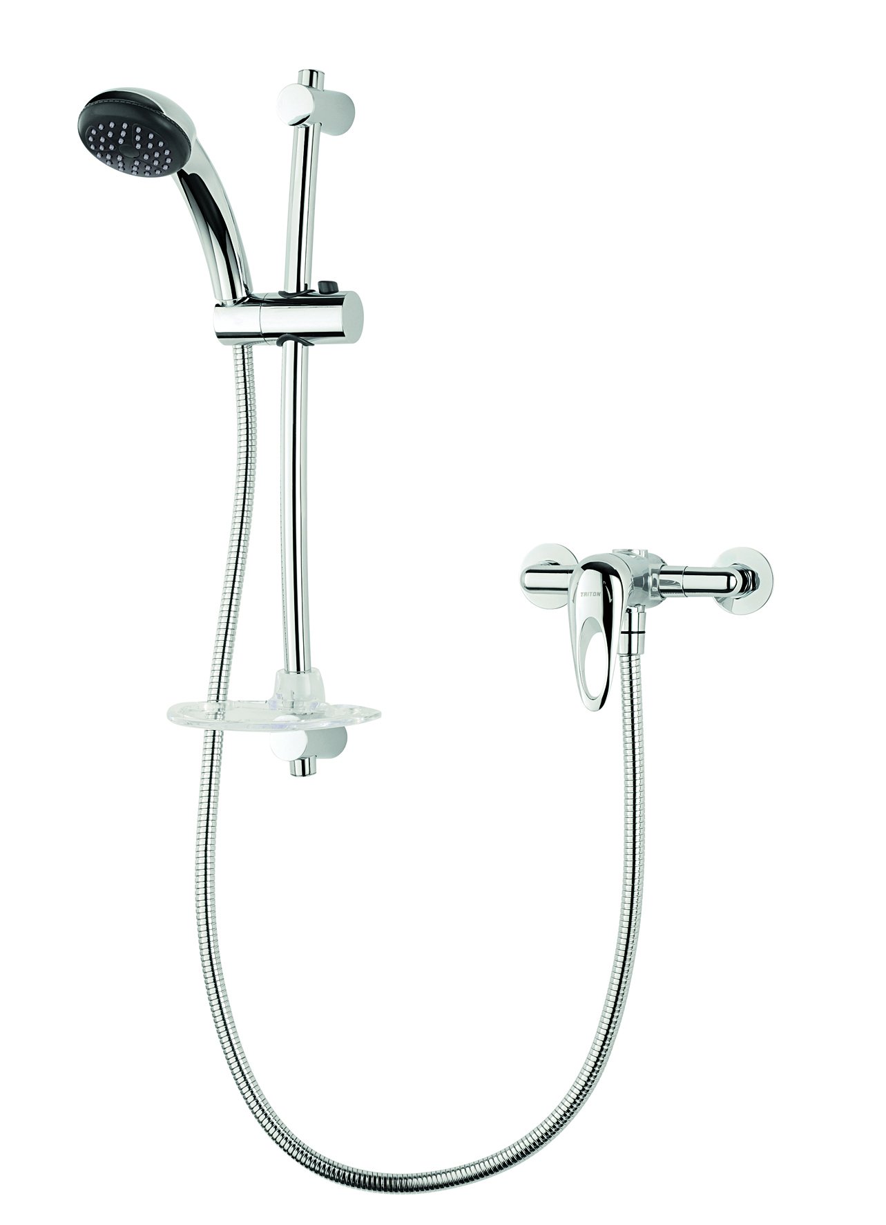 Triton Showers Cromo Diverter Mixer | CHROME Mixer Shower| Cheap Mixer Shower | Mixer Shower for Bathroom