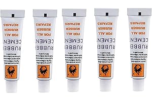 5 Pcs Bicycle Tire Repair Glue, Rubber Cement Tire Repair, Bike Tyre Inner Tube Puncture Repair Tools, Strong Adhesive Tire I