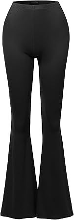 white flare pants plus size