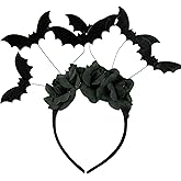Needzo Halloween Black Bat Headband Costume Accessory