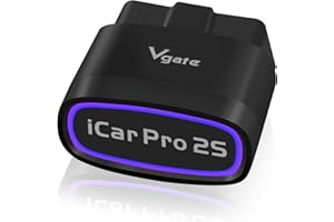 Vgate iCar Pro 2S Bluetooth 5.2 OBD2 Car Scan Tool for iPhone, Android, and Windows