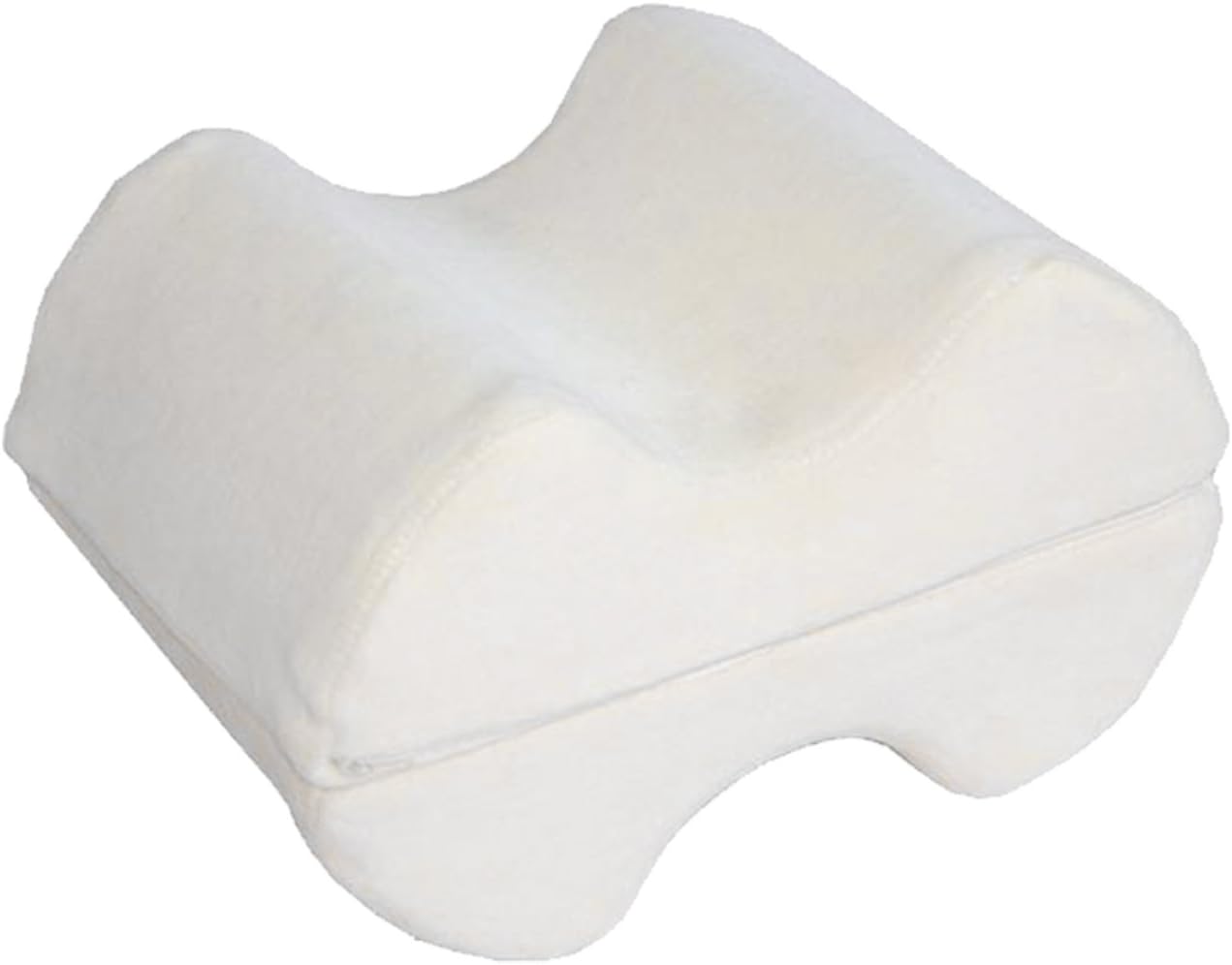 Deluxe Comfort Leg Spacer Pillow (21" x 7.5" x 4") - Hypo Clean and Soft Memory Foam - Medical Specialty Pillow - Side Sleeper - Leg Positioner Pillow, Natural: Home & Kitchen
