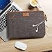 DOMISO 13 Inch Laptop Sleeve Canvas Case Tablet Bag Protect Computer Pouch Skin Cover for 13