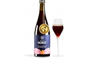 Norïe Red Rose Whisper – Award-Winning Non-Alcoholic Sparkling Blend crafted from Roses, Pomegranate & Organic Fermented Milk Thistle | Bold & Romantic Non-Alcoholic Drink 750 ml