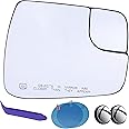 EAP Passenger Side Mirror Glass Compatible with Dodge RAM 1500 2019-2025, Heated 68402036AA 68402118AA 68402092AA