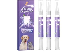 SHAKVEN Cvreoz Pet Oral Repair Gel, Pet Oral Restorative Gel, Eliminate Breath, Targets Tar-Tar, Without Brushing, Pet Teeth Whitening, Pet Breath Freshener Gel Care Cleaner