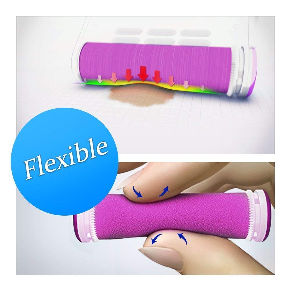 Emjoi Micro-Pedi Refill Rollers (Extra Coarse) - Pack of 4 : Beauty