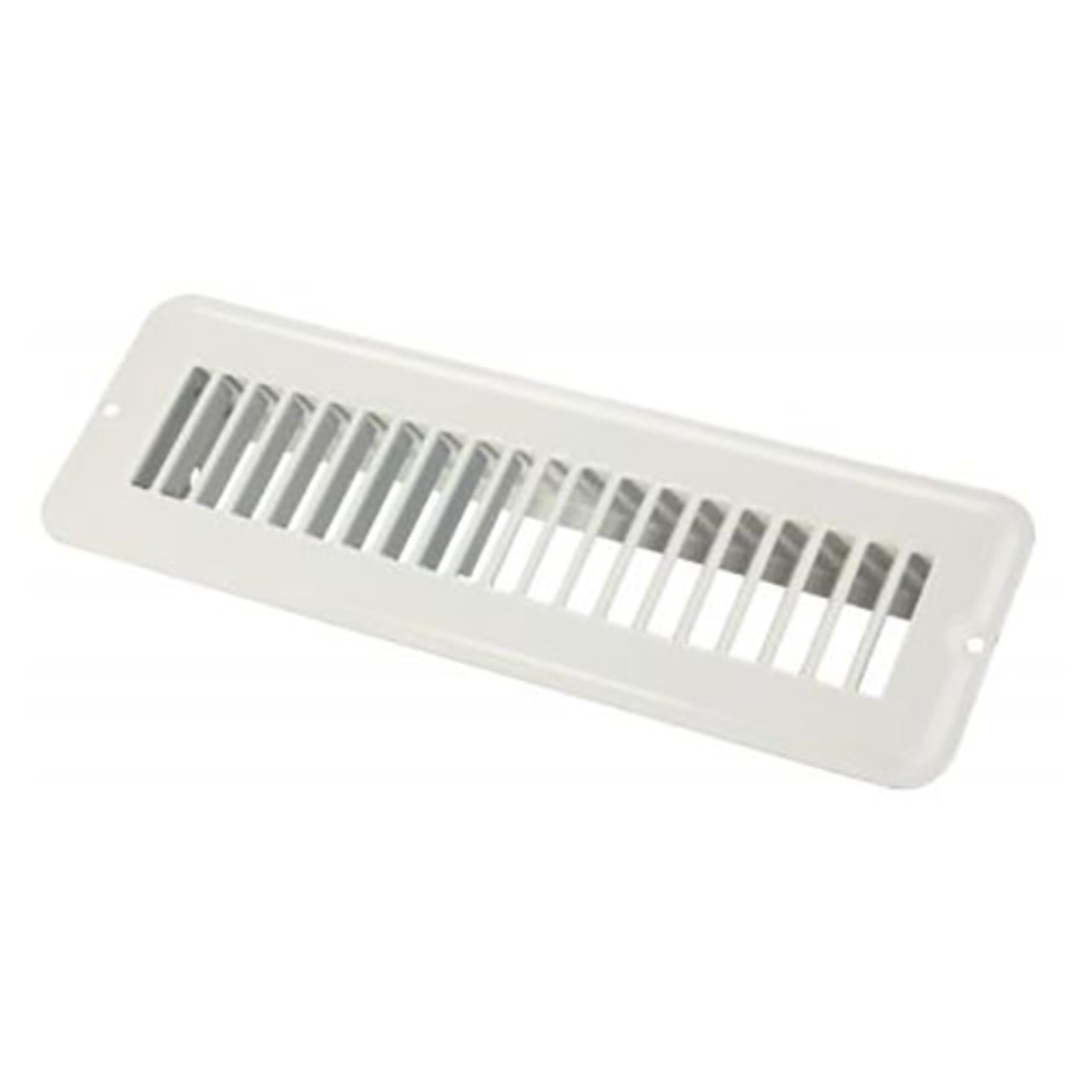 JR Products 02-28925 Undampered Floor Register - 2" x 10", White
