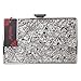 Fawziya Floral Evening Bags And Clutches Glitter Envelope Clutch Bags For Women-Silver