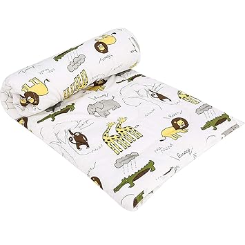 white cot quilt cover