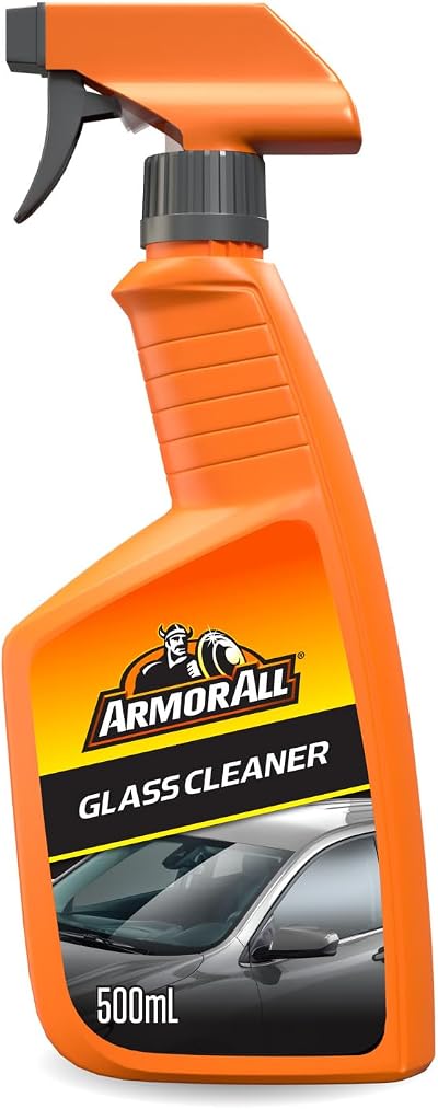 Armor All Glass Cleaner Spray 500ml Streak-Free Car Motorcycle Detailing