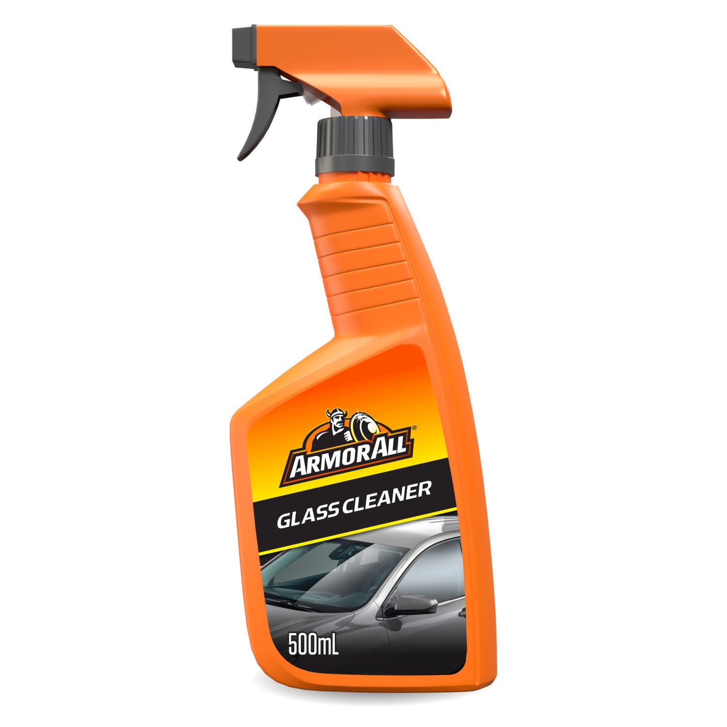 Armor All, Glass Cleaner Spray 500ml, Streak-free Cleaning, Easily Removes Dirt and Insects, Suitable For Inside and Outside Use, Ideal for Car & Motorcycle Detailing, Made in the UK