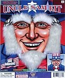 Deluxe Uncle Sam Moustache & Beard Adult Costume Set