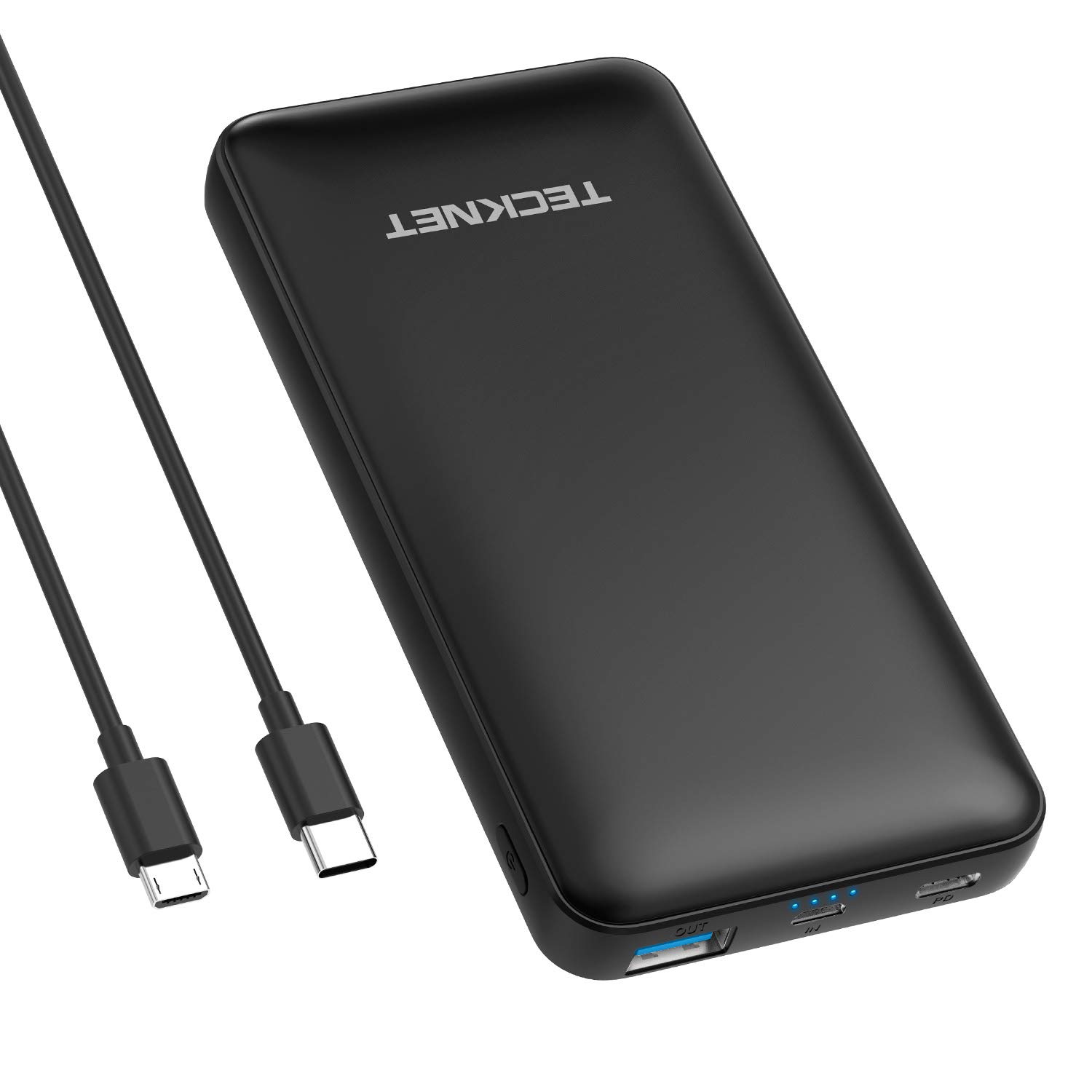 USBC PD Power Bank 10000mAh with 18W Power Delivery, Quick