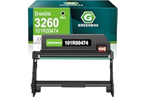GREENBOX (NO Toner) Compatible 101R00474 Drum Unit Replacement for Xerox 101R00474 Drum for Phaser 3260 3260DI 3260DNI 3260DN, WorkCentre 3215 3215NI 3225 3225DNI 3225DN (Drum, 1 Pack)