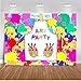 COMOPHOTO Art Paint Party Backdrops Artist Birthday Backdrop Dress for a Mess Art Party Painting Splatter Photo Background Graffiti Wall Photography Backdrop Rainbow Brush 7x5ft