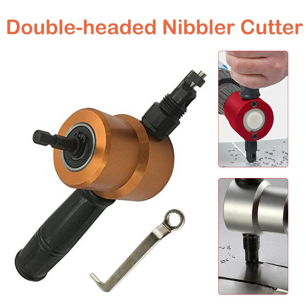 Sheet Metal Nibbler Cutter SENRISE Double Head Nibbler Cutter 360