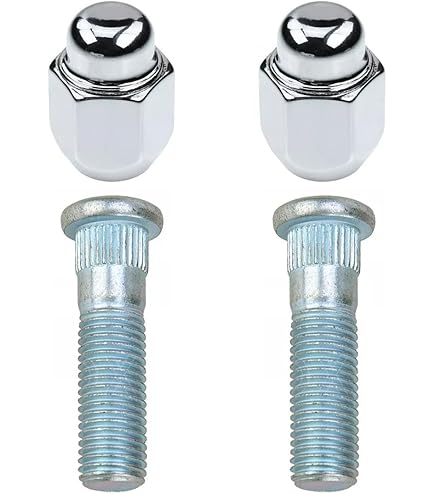 2 Set Wheel Stud Bolt Kit,M12X1.5 Wheel Bolts & Wheel Lug Nuts OEM