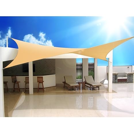 Green Blue Sonnensegel, Hydrophobic, Creme, 4