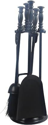 Sterling Ventures 16" Heavy Duty Fireplace Coal Tool Set 5 Piece Stand view 3